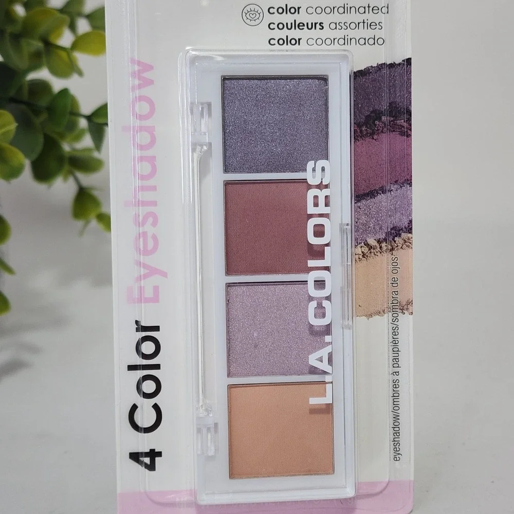 L. A. Colors 4 Color Eyeshadow Sweet Princess Palette C62129 ~ New Unopened